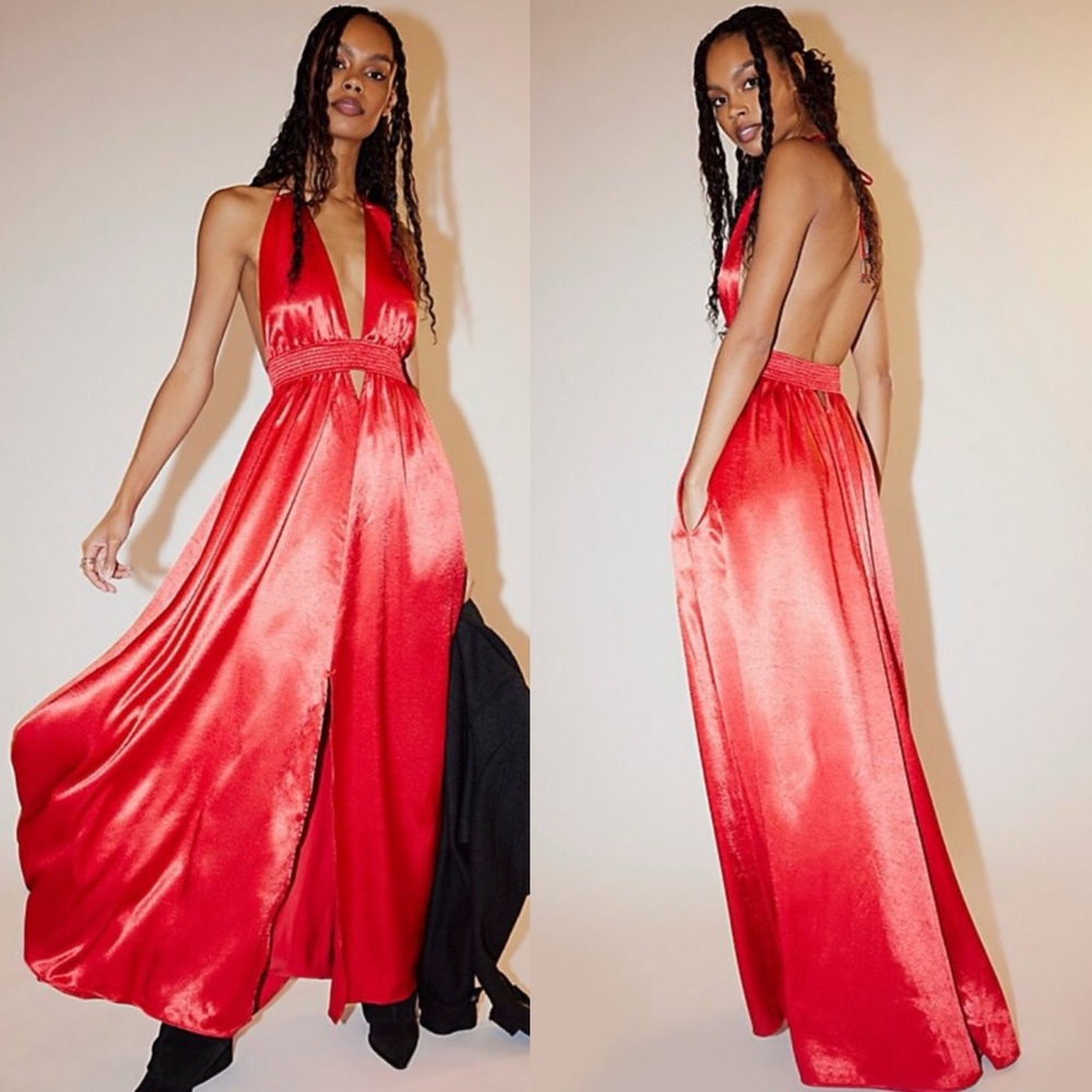 Free People Look Into The Sun Gown in Red River
